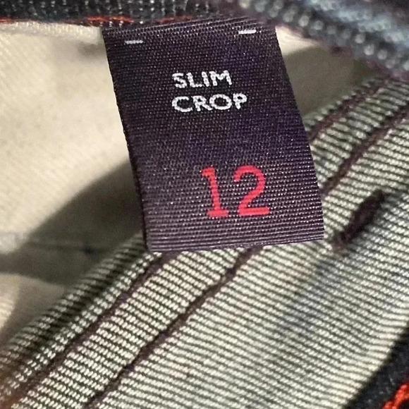 Woman’s Tommy Hilfiger slim crop denim jeans ladies crop pants - Picture 6 of 10